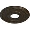 Ekena Millwork Valeriano Medallion (Canopies up to 6 1/4"), 12 1/8"OD x 3 5/8"ID x 3/4"P, Stone Hearth Crackle CM12VASHC - alternate 3